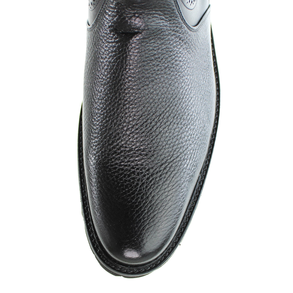 FF403-BLK-DEER-ZIP-STUDS-ROUND