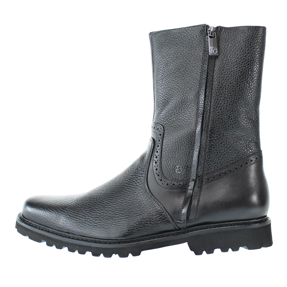 FF403-BLK-DEER-ZIP-STUDS-ROUND