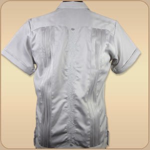 GREY-GUAYABERA-S-S-POLY