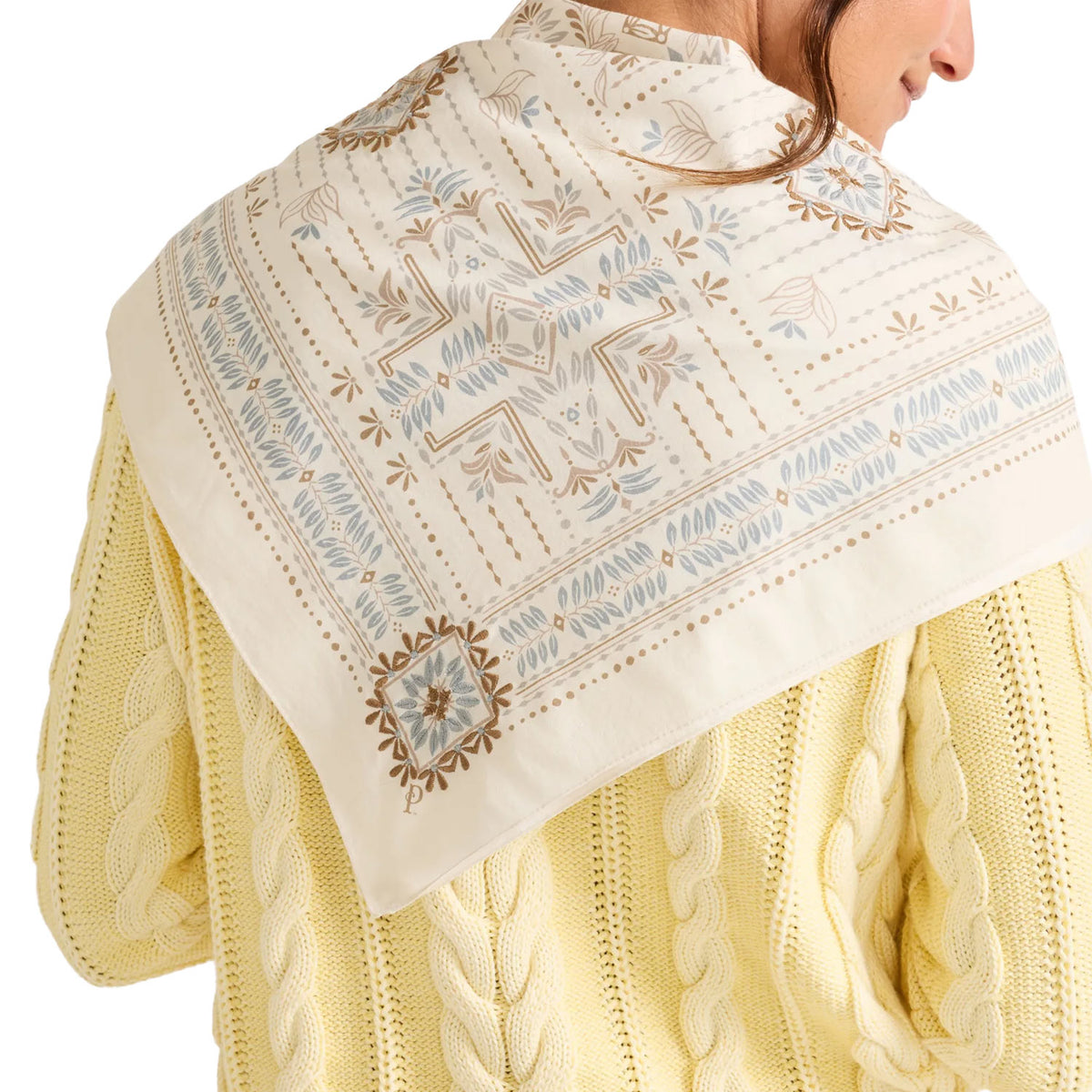 Gz403-41247 Ivory Embroidered