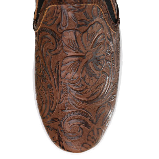 HOLLY-VAN-TOOLED-BROWN