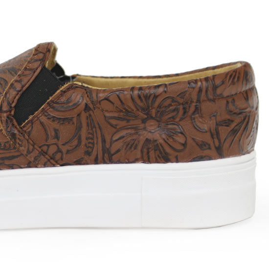 HOLLY-VAN-TOOLED-BROWN