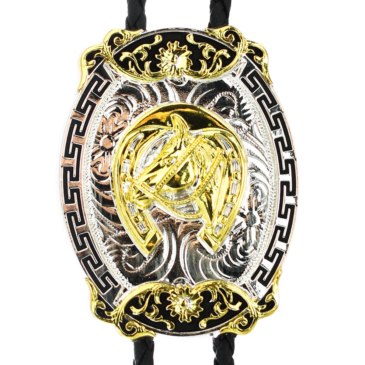 HORSE-HORSESHOE-BOLO
