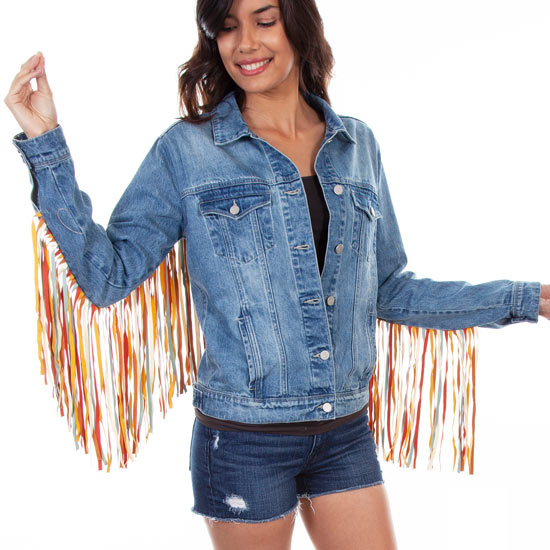 Hc599 Denim W/Fringe