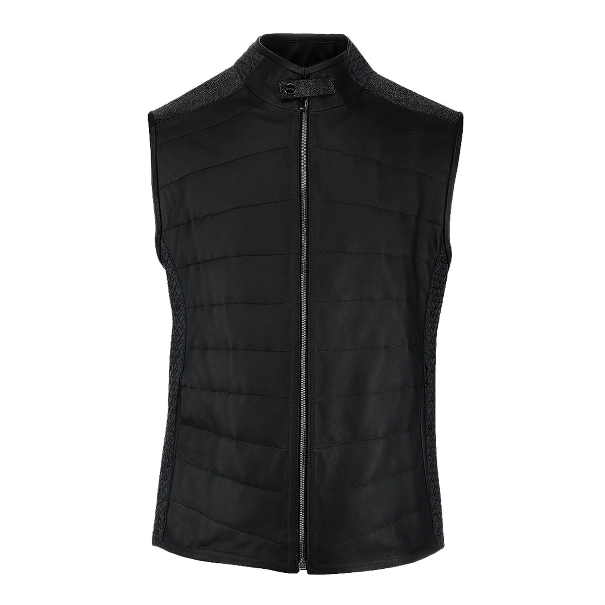 JC355-BLK-STINGRAY-ZIP-VEST