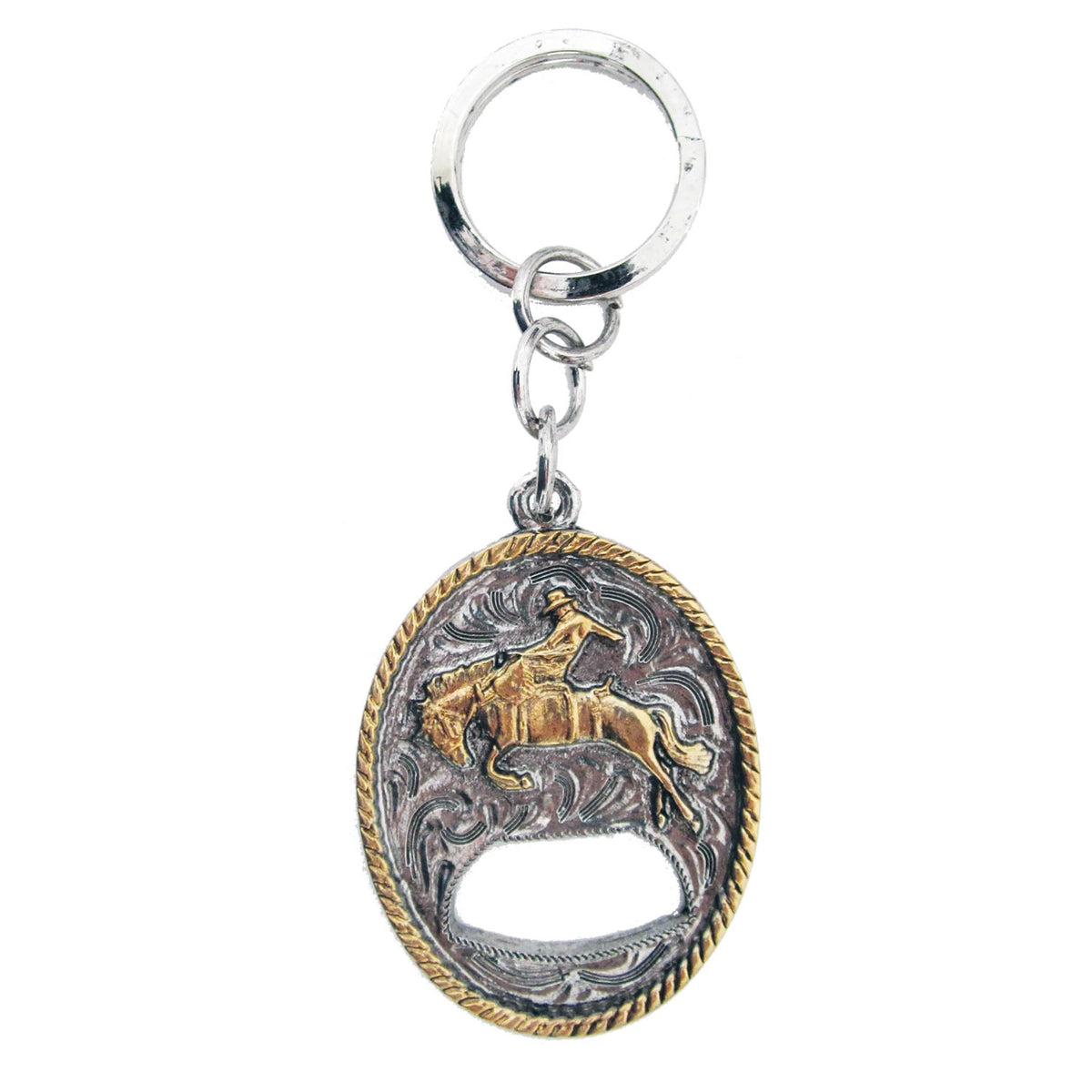 KF004-BRONC-KEYCHAIN