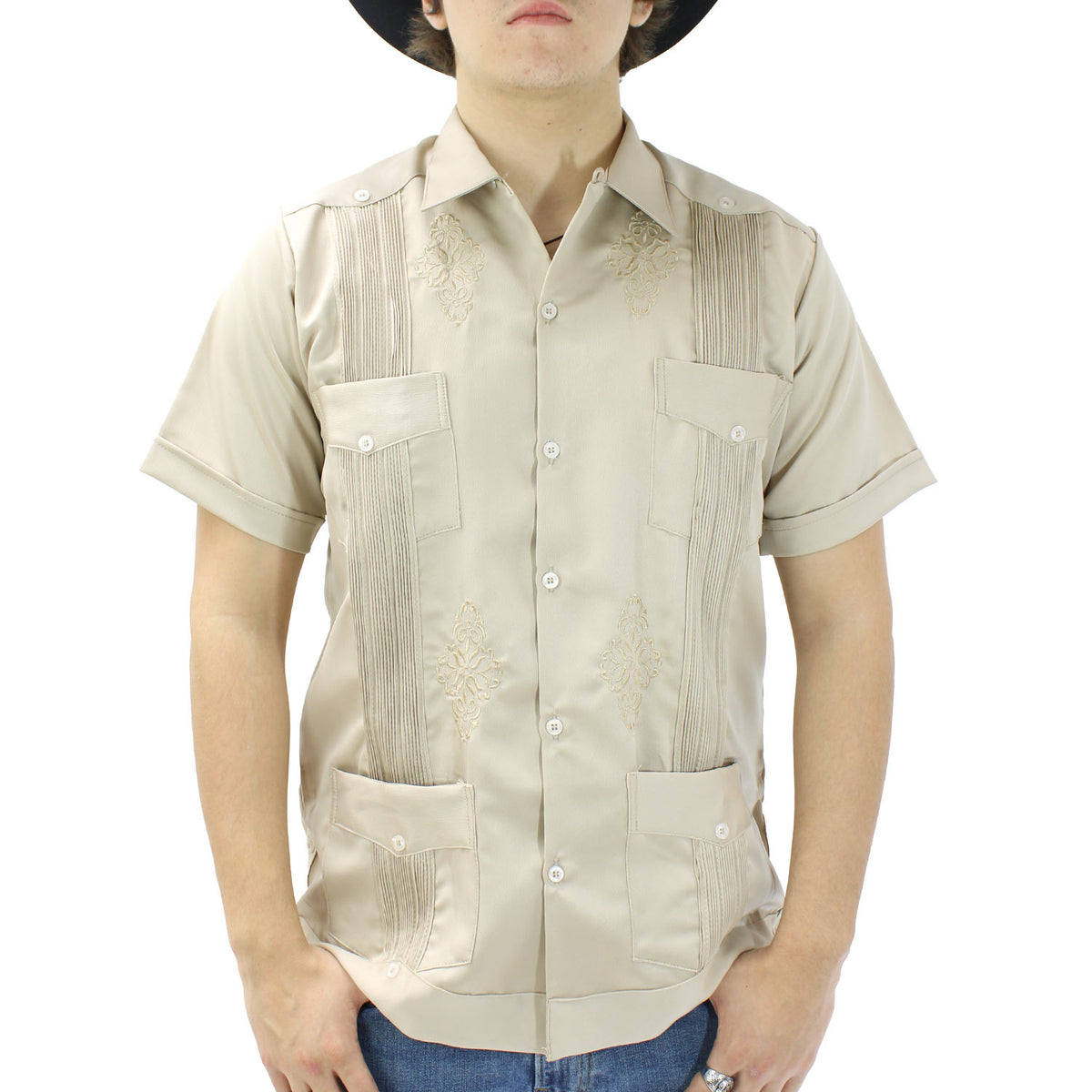 KHAKI-GUAYABERA-S-S