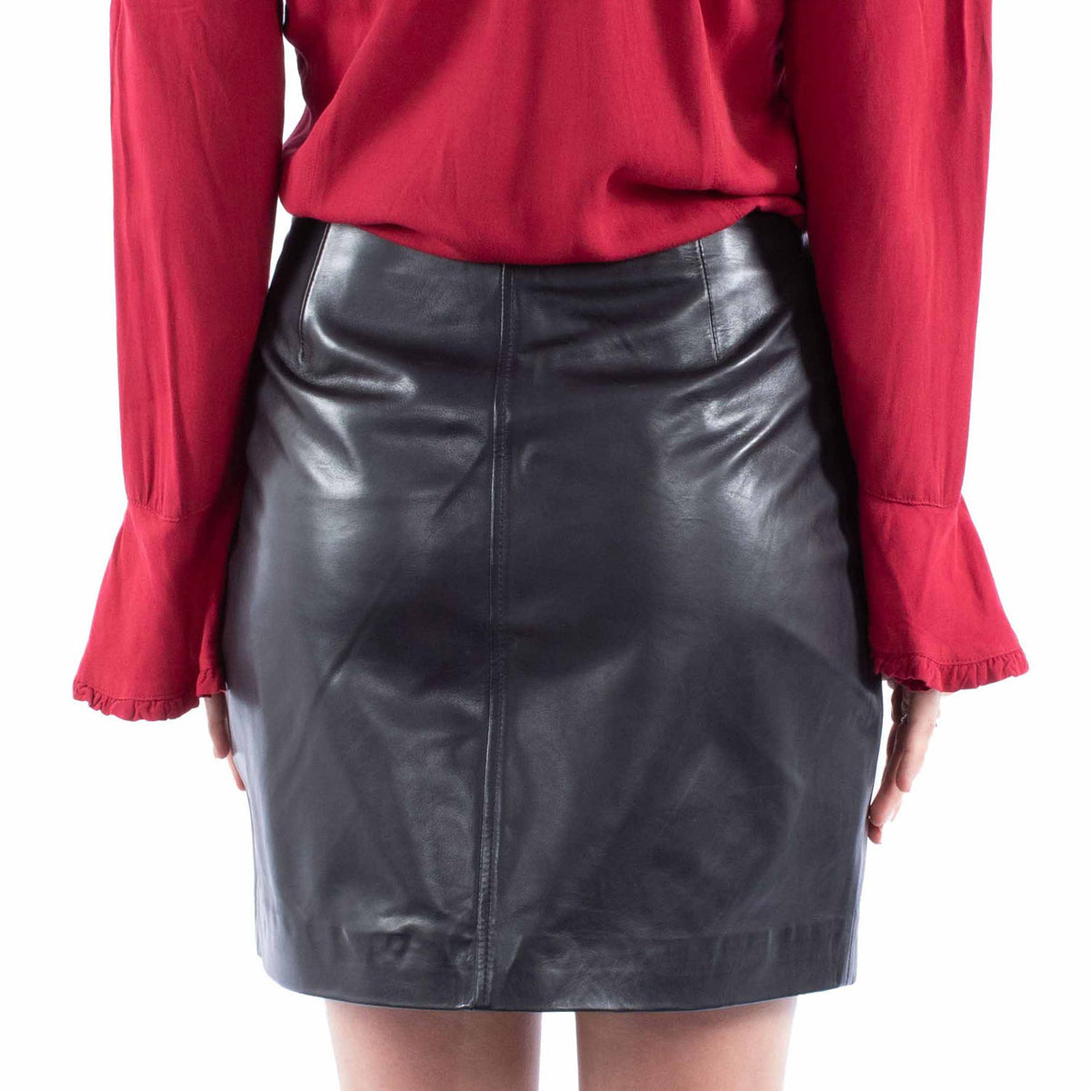 L1132-11-BLK-LAMB-SKIRT