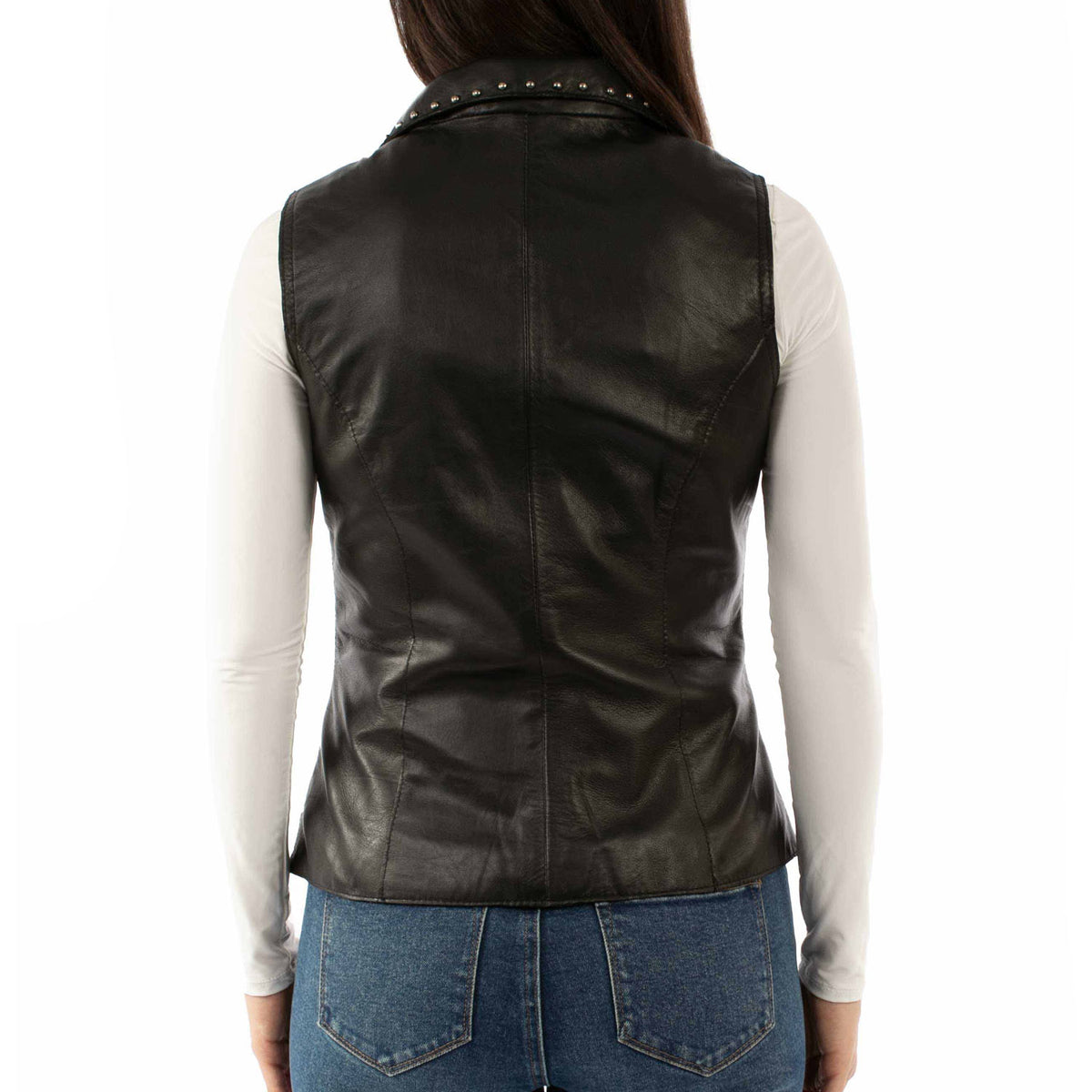 L1161-11-BLK-LAMB-VEST