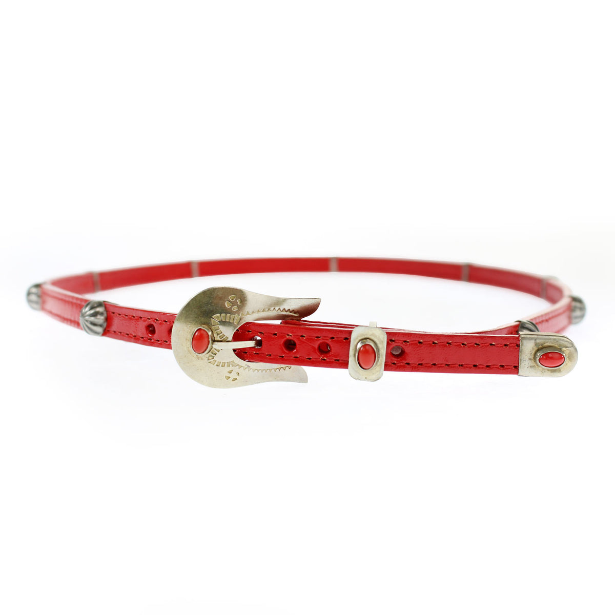 LC-02-C1-CONCHOS-BUCKLE - RED