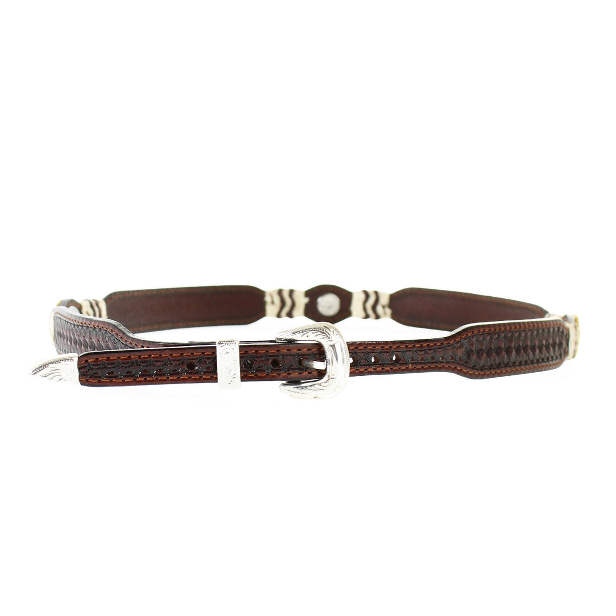 LC-26-LTHR-HATBAND-STAR - Brown