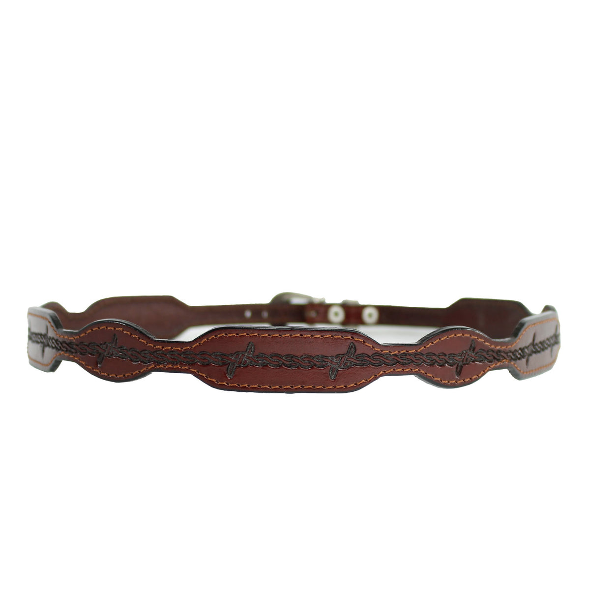 LC-51B-HAND-TOOLED-BARB - Brown