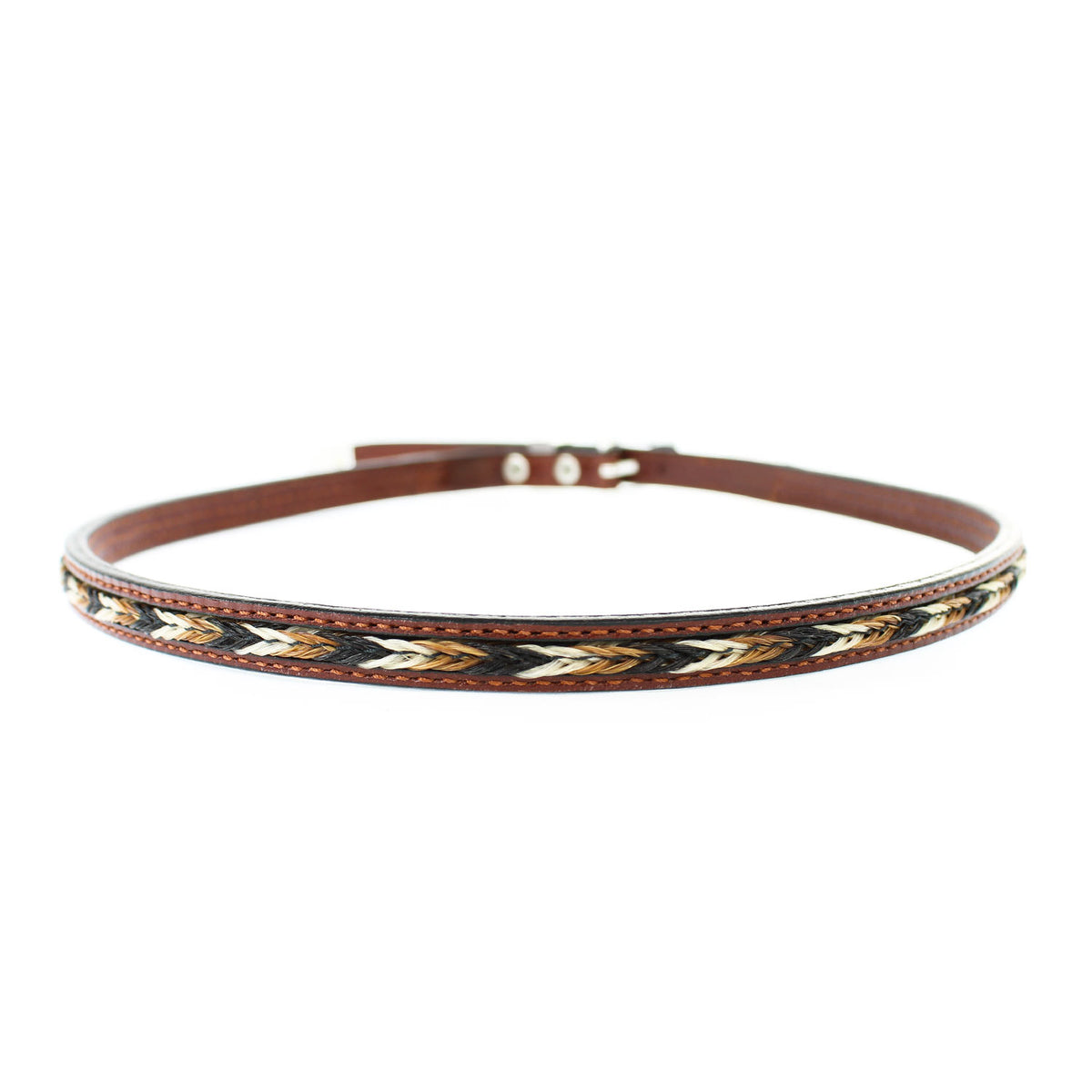 LC-58-LEATHER-HATBAND - BRWH