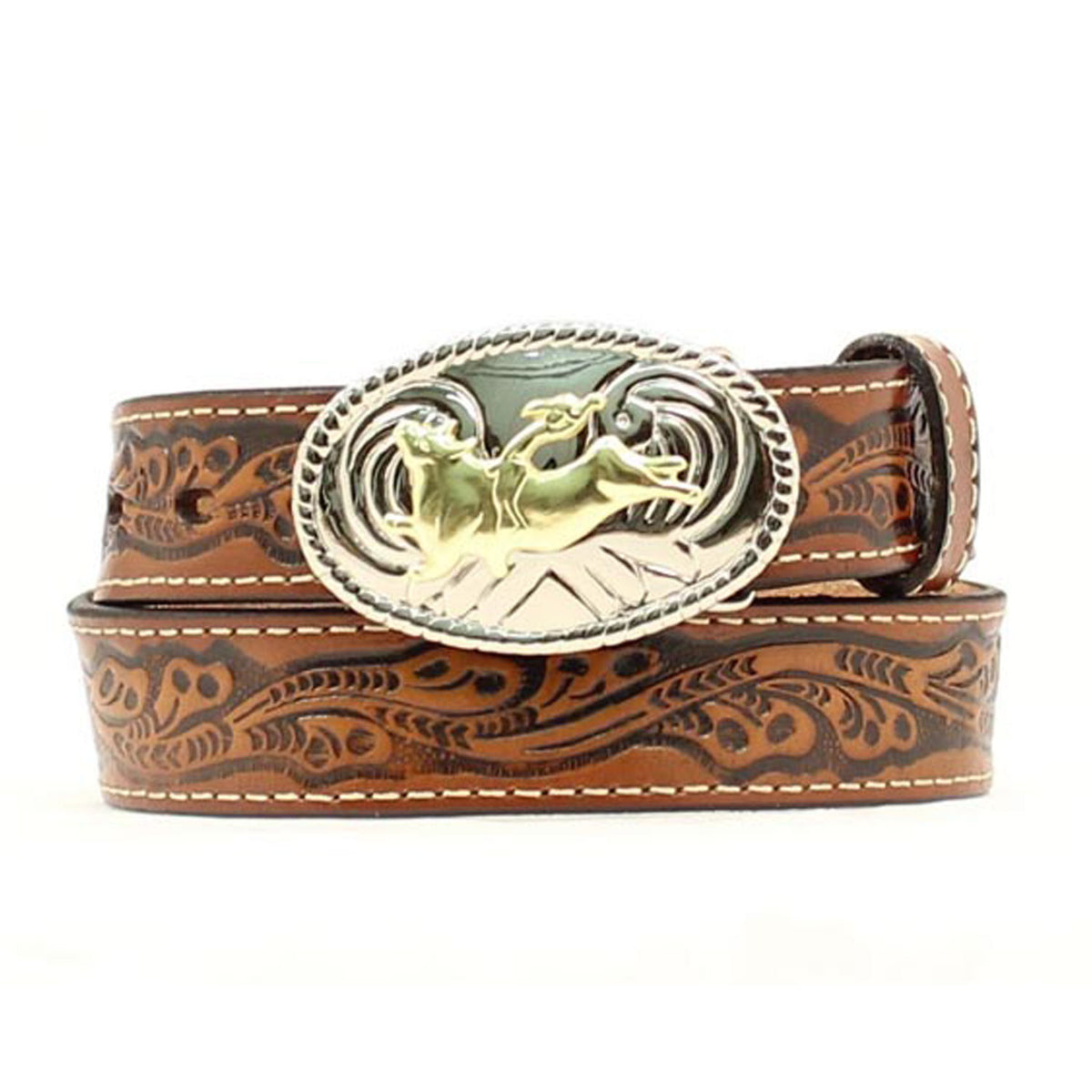 N4410402-BRN-FLORAL-BUCKLE