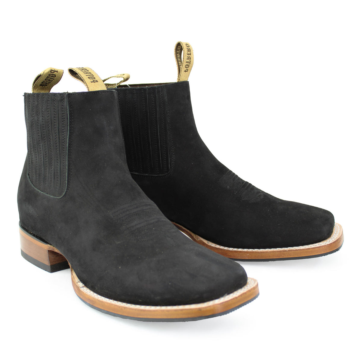 P8009-NEGRO-NUBUCK-W-STITCHING