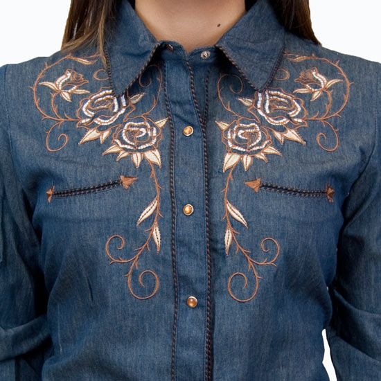 PL-872-DENIM-LONG-HORN – Alcala's Western Wear