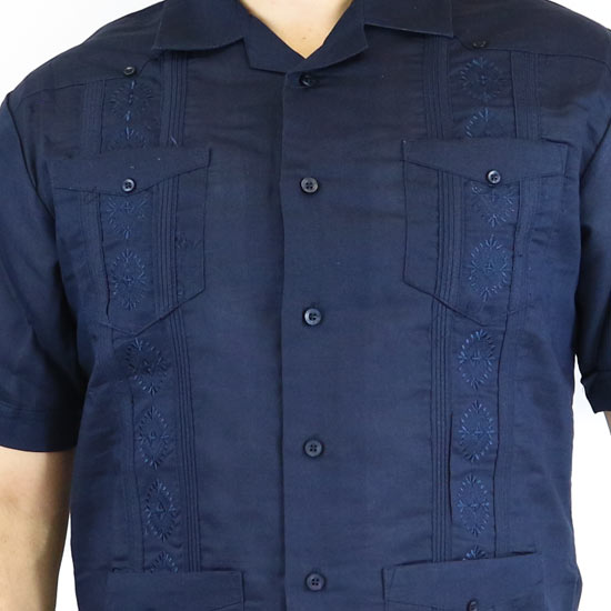 S5432-NAVY-GUAYABERA