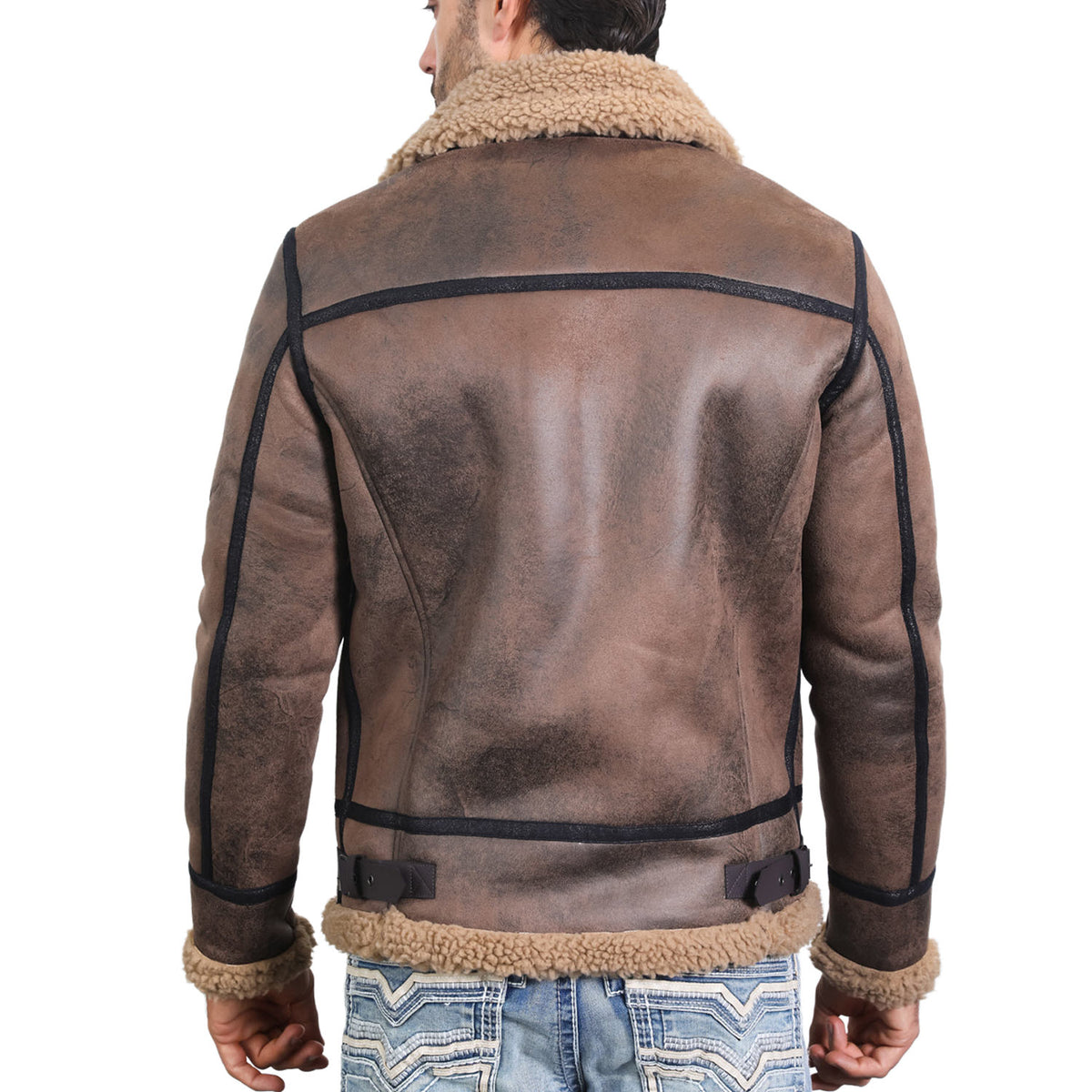 SHJ10363-BRN-FAUX-SHERLING