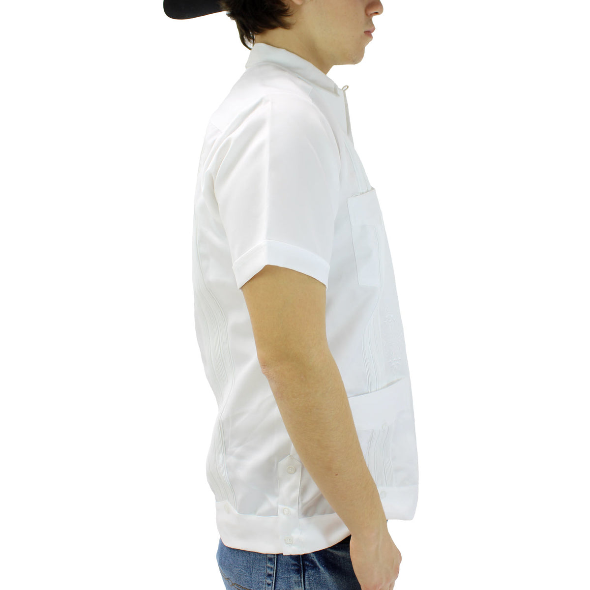 WHITE-S-S-100%POLYESTER