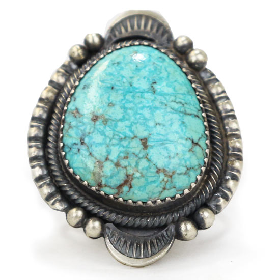 Al Zuni: Alcalas Western Wear Large round Turquoise stone set in ...