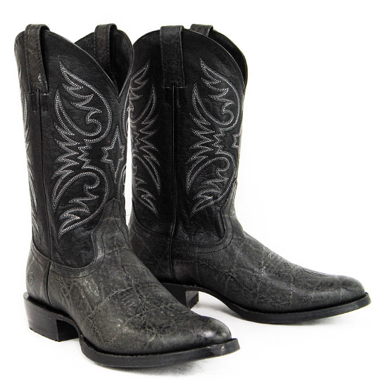 Ariat: Alcalas Western Wear Men's Black Bankroll Boots • ATS Technology ...