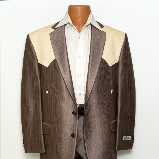 Silverado: Alcalas Western Wear Brown Roper Suit with bone ultrasuede ...
