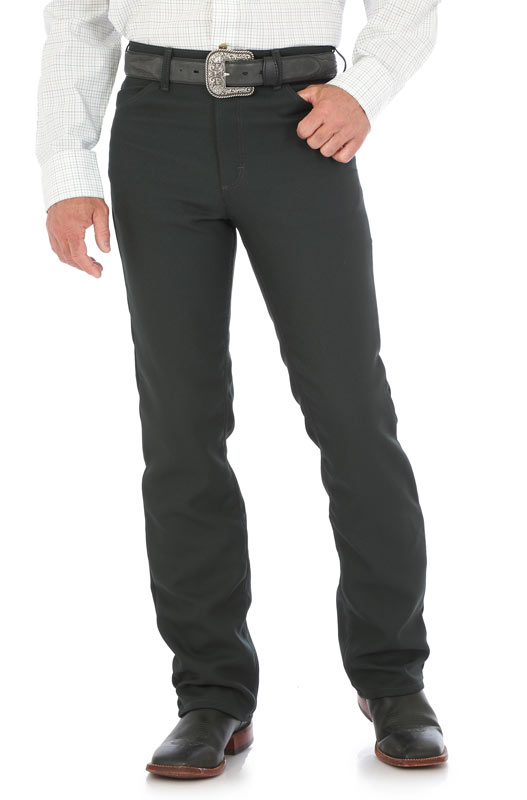 Men's Wrangler Casuals® Pleated Front Relaxed Fit Pants in Black