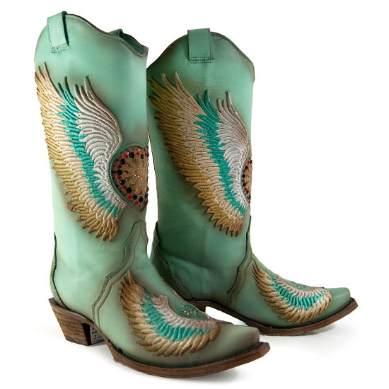 tolerantie Bloedbad Syndicaat Corral Boots: Alcalas Western Wear Spread your wings and fly into this  absolute angelic pair of turquoise cowgirl boots from Corral. A jeweled  heart on the foot and shaft is cradled by