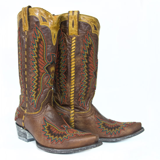 Old Gringo: Alcalas Western Wear Women's Beaded Chaquira Eagle Leather ...